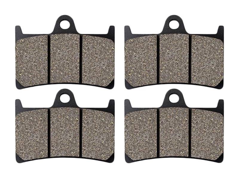 Bremsbeläge Für Y&amaha YZF600 YZF600RR YZF 600 R6 YZF R6S YZFR1 MT07 MT09 FZ07 FZ09 FJ09 XSR700 FZS1000 Motorrad Vorne Und Hinten Bremsbeläge(Front 2 Pairs) von CKYDFE