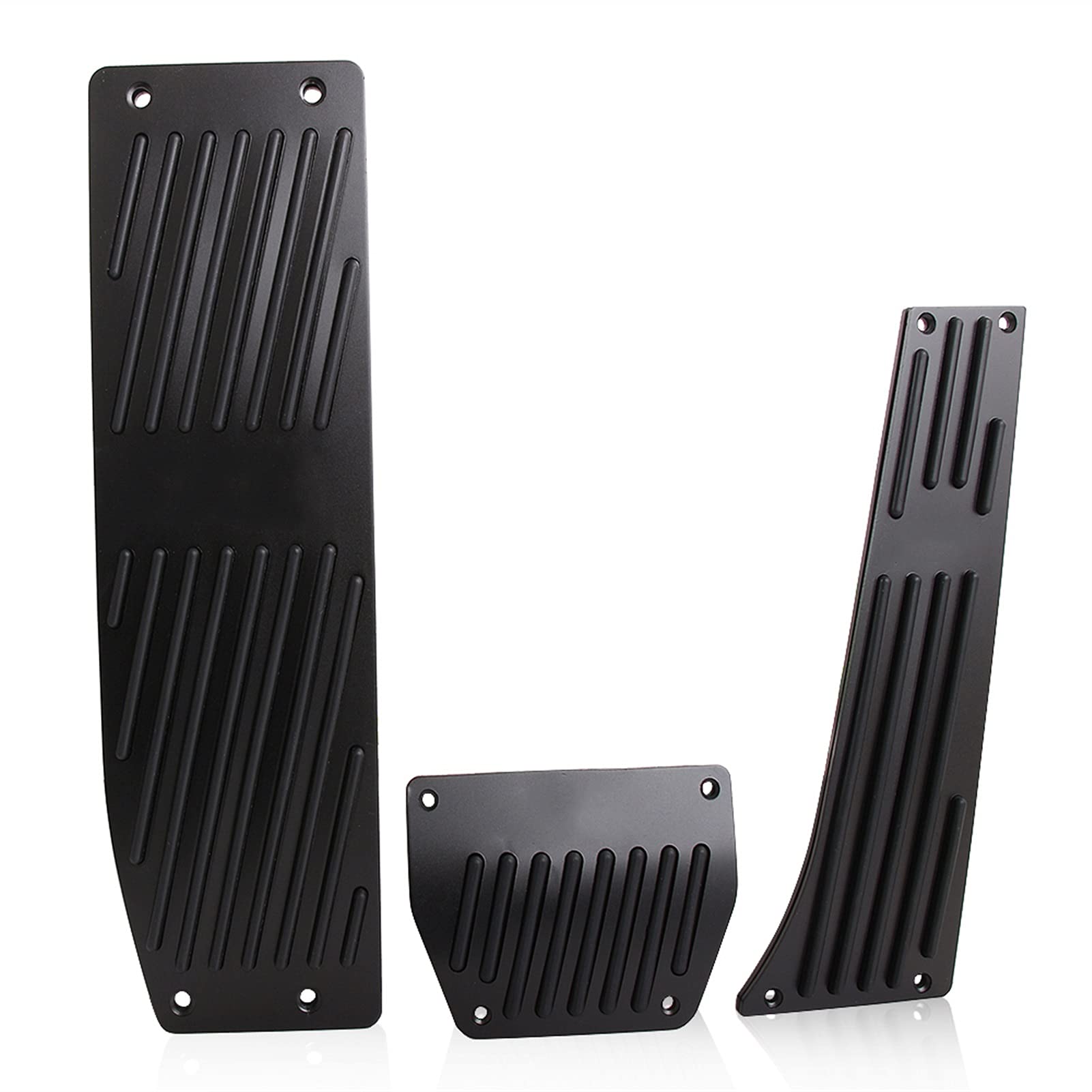 Auto Pedale,Fußstütze Pedalkappen Auto Gasbremsfußpedale Pedalabdeckung Passend für BMW F30 F10 F20 E34 E39 E90 E60 E63 F12 E84 F25 1 3 5 6 x1 x3 x5 Serie LHD(Black at) von CKryzillix