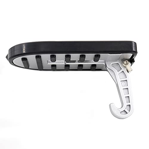 Auto Türstufe,Türstufe Multifunktions rutschfeste Auto Dachträger Schritt Auto Türschritt Universal Latch Haken Hilfsfußpedal Aluminiumlegierung(Silver) von CKryzillix