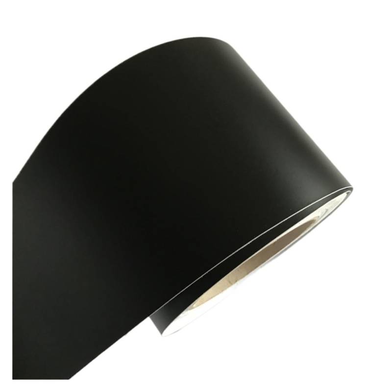 Autofolie,Car Wrapping Folie 10X100 / 150/200/300 / 500CM Matte Black Vinyl Wrap Self Adhesive Entlüfter Blase Free Car Styling Membrane Aufkleber Aufkleber Film(10cm x 500cm,Gloss Black) von CKryzillix