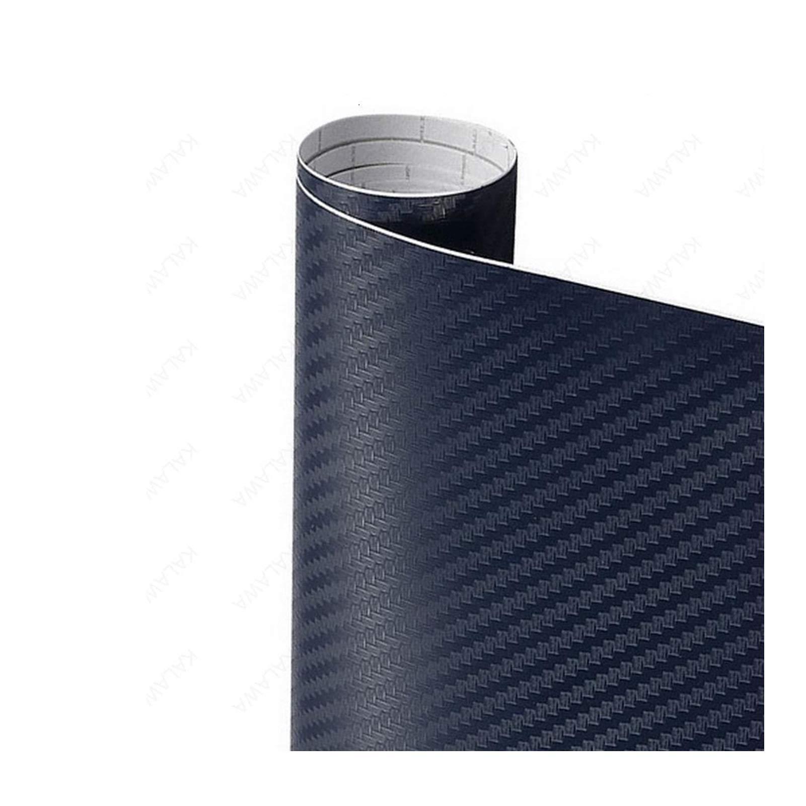 Autofolie,Car Wrapping Folie 3D-Carbon-Faser-Vinyl Multiple Größe Auto-Verpackungs-Blatt-Rolle Film-Auto-Aufkleber Motorrad-Auto-Styling Schwarz Weiss Silber Abziehbilder(Blue,50cmx12M) von CKryzillix