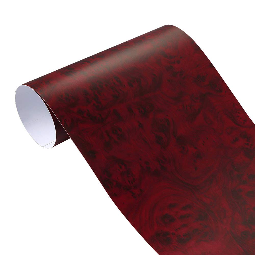 Autofolie,Car Wrapping Folie 50x200cm Holzkorn Vinyl Filmmöbel Holzkorn Textured Aufkleber Auto Inneres Selbstkleber Aufkleber Auto Styling(W1301,50x600cm) von CKryzillix