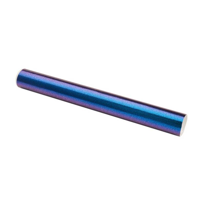 Autofolie,Car Wrapping Folie Glänzende DIY Auto Körper Film Perle Glitter Vinyl Aufkleber Lila Blau Automobile Autos Wrap Vinylfilm(1.35M X 75CM) von CKryzillix