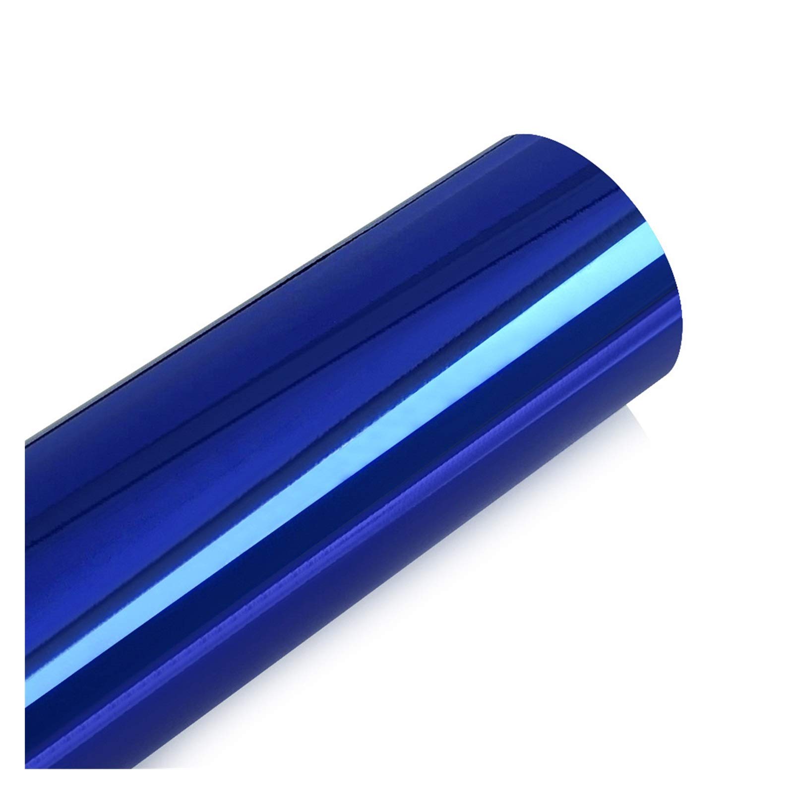 Autofolie,Car Wrapping Folie Spiegel Vinyl Verpackung Film-Auto-Aufkleber-Abziehbild-DIY Auto-Fahrrad-Auto-Körper-Abdeckungs-Film-Autobedarf Verpackungen(Deep Blue,50x600cm) von CKryzillix