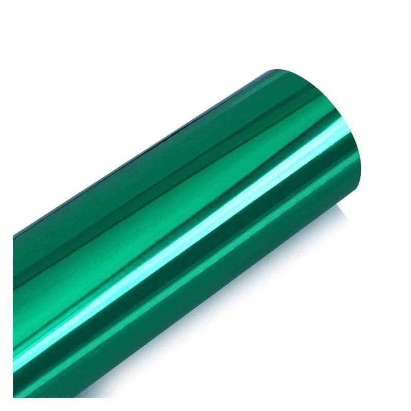 Autofolie,Car Wrapping Folie Spiegel Vinyl Verpackung Film-Auto-Aufkleber-Abziehbild-DIY Auto-Fahrrad-Auto-Körper-Abdeckungs-Film-Autobedarf Verpackungen(Green,50x600cm) von CKryzillix