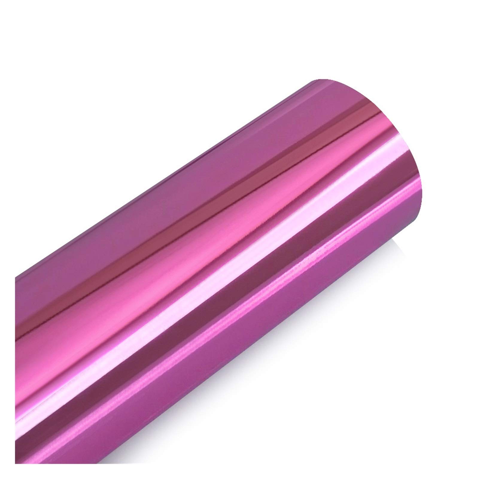 Autofolie,Car Wrapping Folie Spiegel Vinyl Verpackung Film-Auto-Aufkleber-Abziehbild-DIY Auto-Fahrrad-Auto-Körper-Abdeckungs-Film-Autobedarf Verpackungen(Pink,50x600cm) von CKryzillix