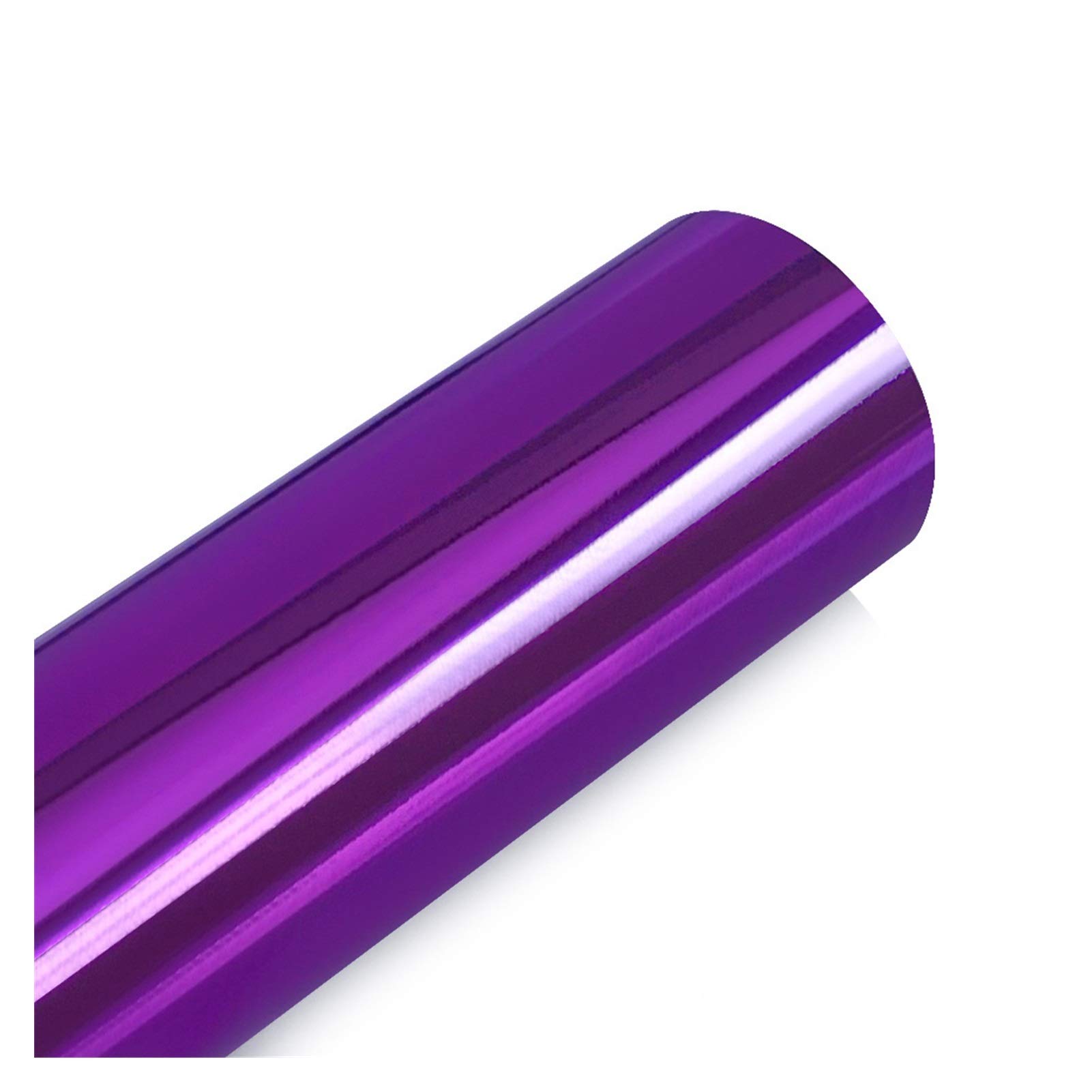 Autofolie,Car Wrapping Folie Spiegel Vinyl Verpackung Film-Auto-Aufkleber-Abziehbild-DIY Auto-Fahrrad-Auto-Körper-Abdeckungs-Film-Autobedarf Verpackungen(Purple,50x600cm) von CKryzillix
