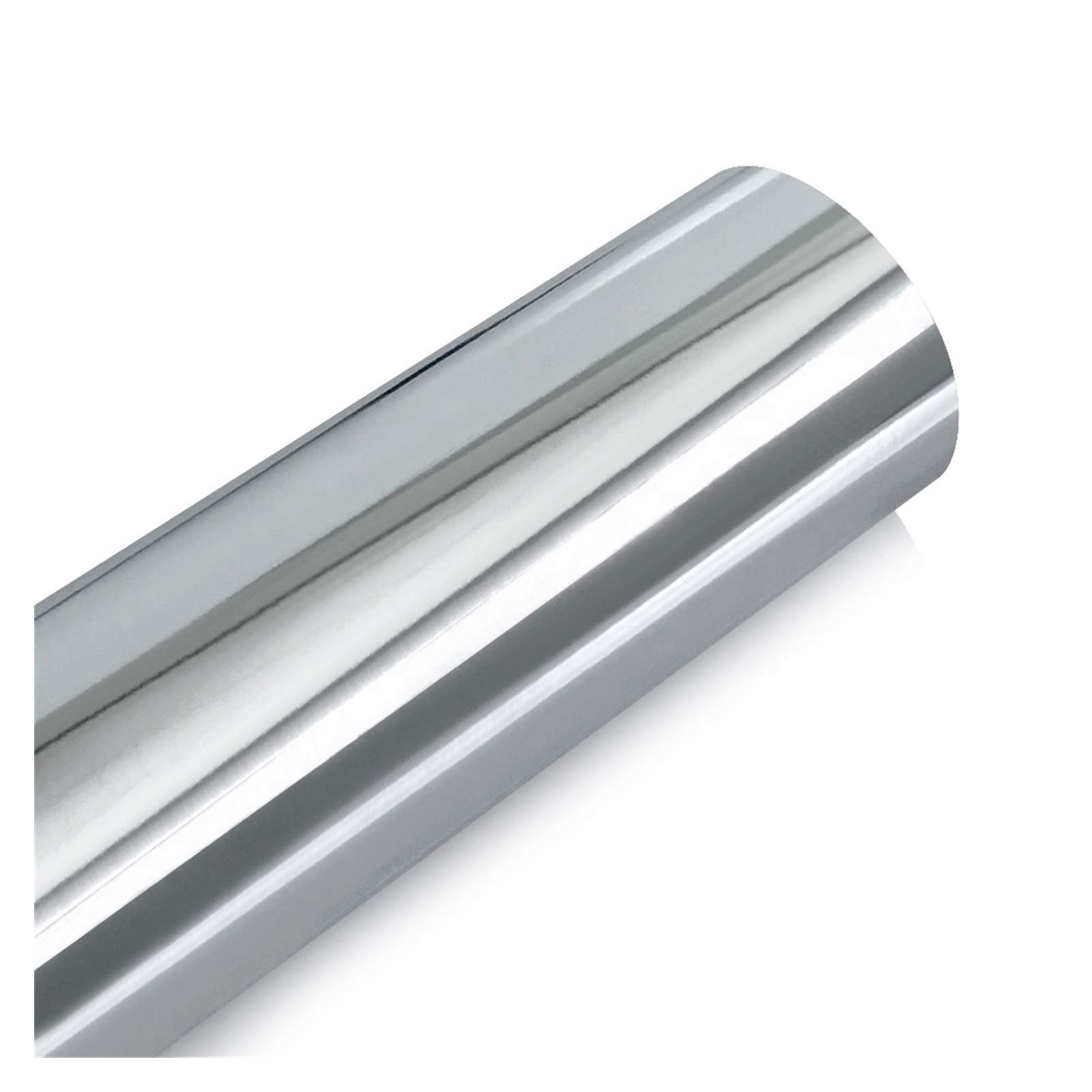 Autofolie,Car Wrapping Folie Spiegel Vinyl Verpackung Film-Auto-Aufkleber-Abziehbild-DIY Auto-Fahrrad-Auto-Körper-Abdeckungs-Film-Autobedarf Verpackungen(Silver,50x600cm) von CKryzillix