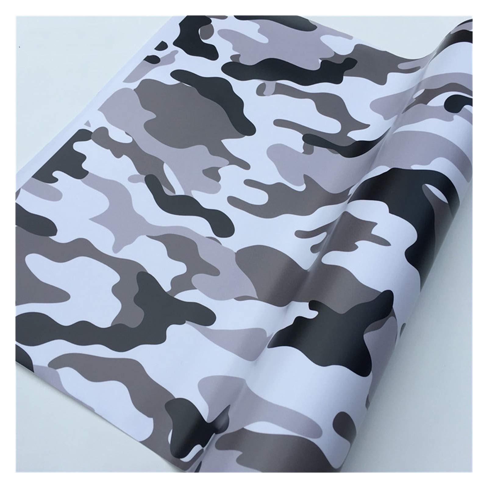 Autofolie,Car Wrapping Folie Vinyl-Auto-Aufkleber Laptop Skin Roller Motorrad(Snow,152X50 cm) von CKryzillix