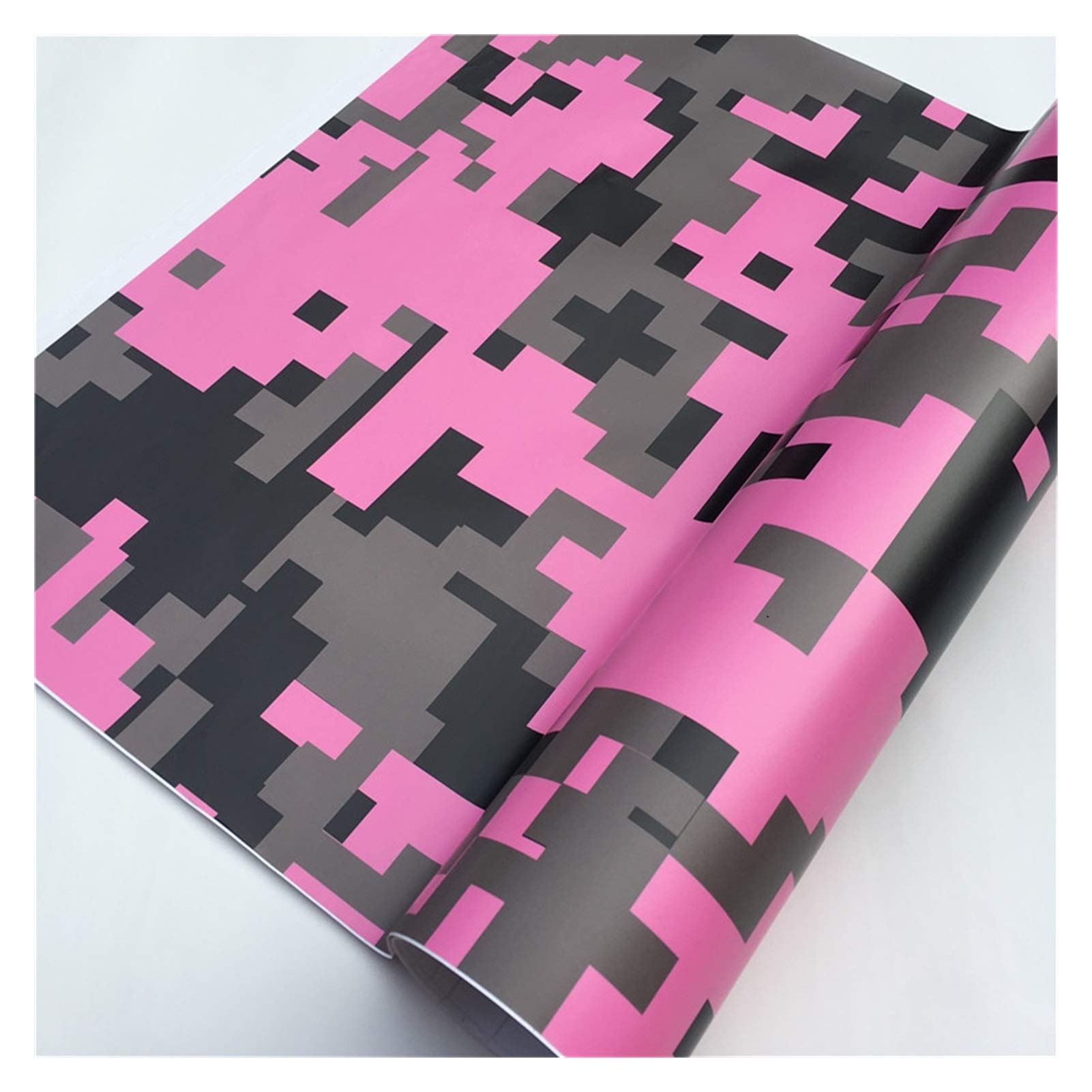 Autofolie,Car Wrapping Folie Vinylauto-Verpackungs-Film-Vinylverpackungs-Auto-Aufkleber-Konsole Computer-Laptop-Abdeckung Scooter Motorrad(Pink,152X50 cm) von CKryzillix