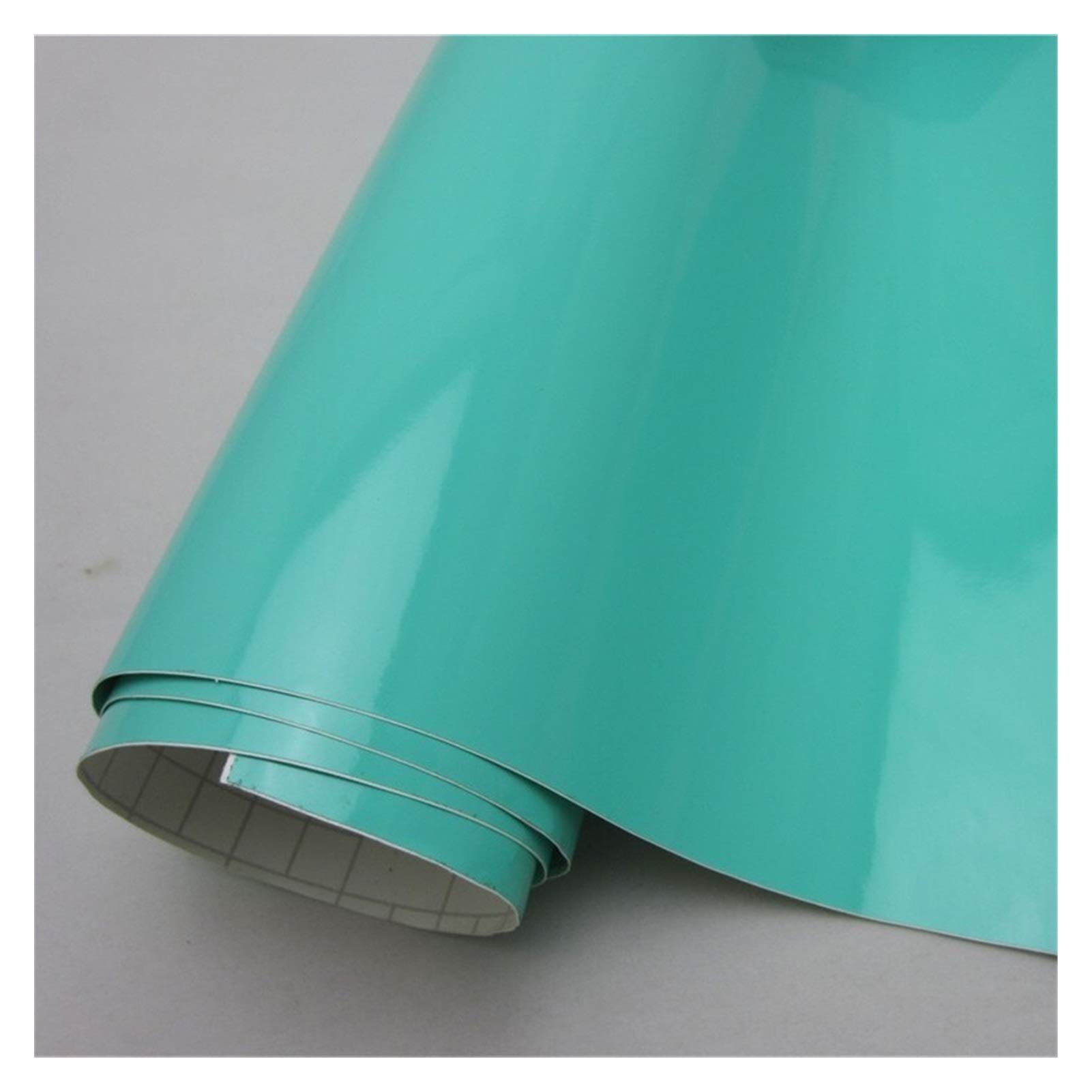 Autofolie,Car Wrapping Folie White Gloss Black Vinyl-Verpackungs-Film Blue Car Wrap Film Aluminiumfolie Schaum for Auto-Fahrrad-Handy-Konsolen-Haut(Blue,152X40 cm) von CKryzillix