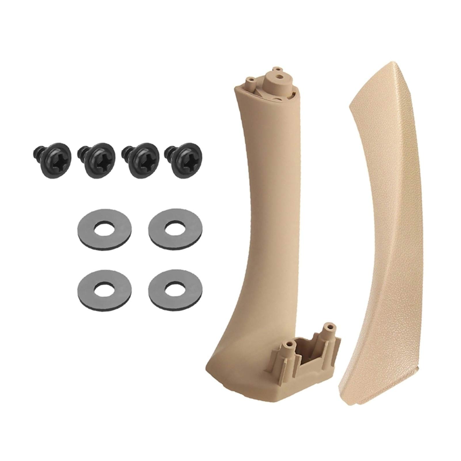 Autoinnenraumtürgriff,Auto InnentüRgriff 1 STÜCKE Links RECHTS RECHTS RECHNE Auto Innen Innentür Türplatte Griff Pull Trim Abdeckung Kit Autozubehör(Left Beige) von CKryzillix