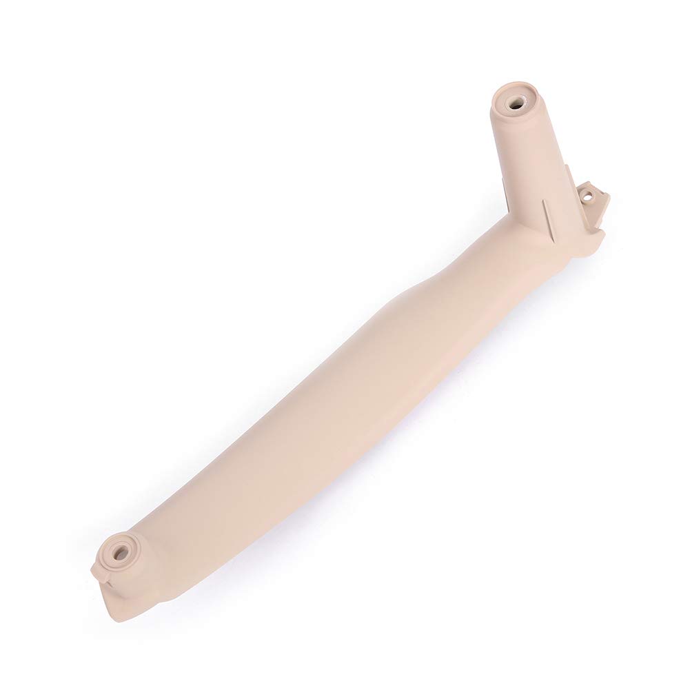 Autoinnenraumtürgriff,Auto InnentüRgriff Auto Linke rechte Seite Innentür Panel Griff Pull-Trim Auto Innenausstattung Auto Styling Fit Gebrauch Passend für BMW E70 X5 E71 E72 X6 SAV(Right Beige) von CKryzillix