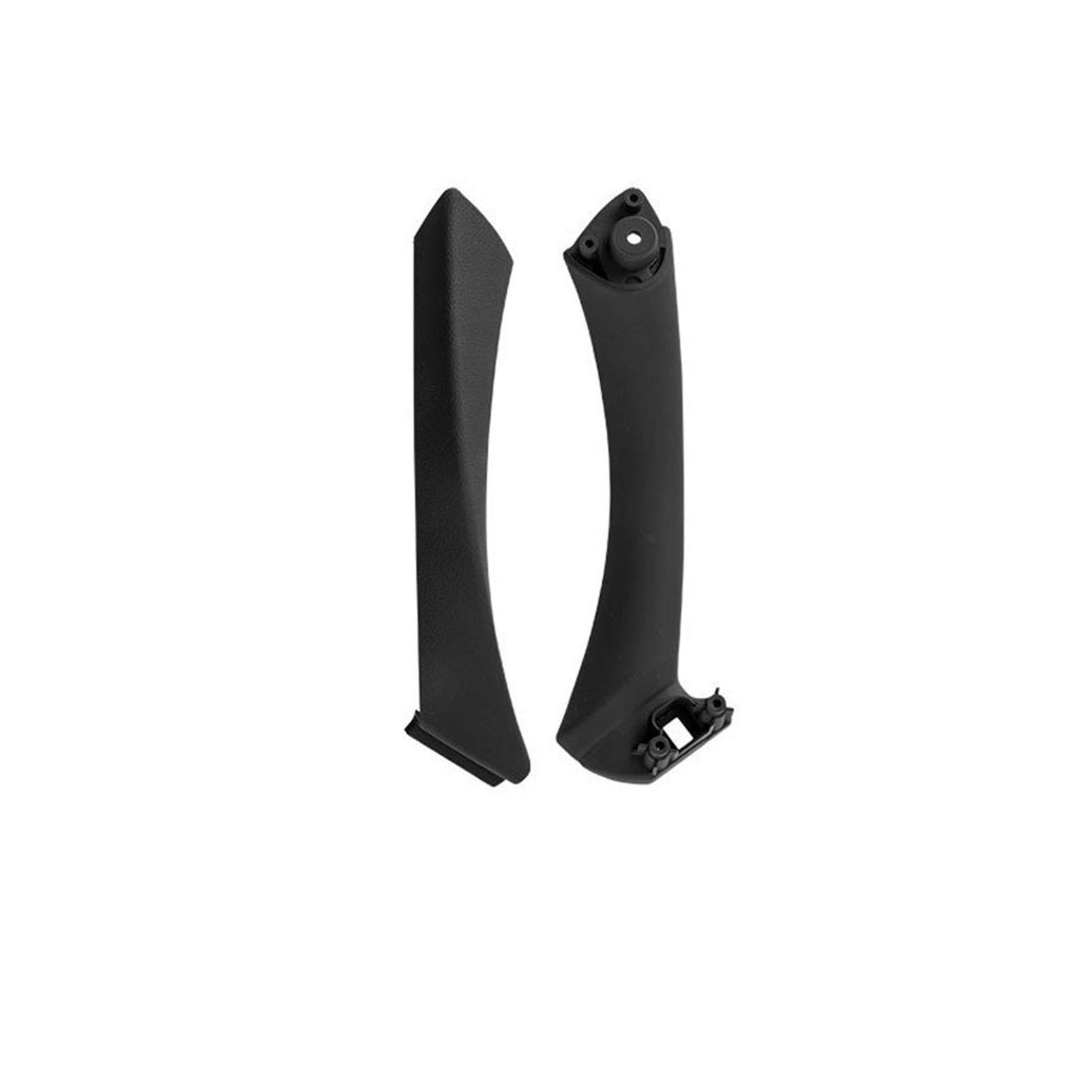 Autoinnenraumtürgriff,Auto InnentüRgriff Fit Verwendung for BMW 3 Serie Türgriff 318 320 325 330 E90 E91 Türgriff Tür Armlehnenhalterung grau beige schwarz Farbe(Right Black Set) von CKryzillix