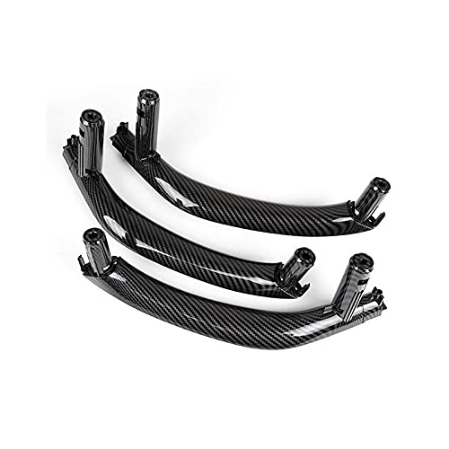 Autoinnenraumtürgriff,Auto InnentüRgriff Fitnutzung Passend für BMW X5 x6 F15 F16 F16 2014 2015 2016 2017 2018 Auto ABS Innere Innentür Zuggriff Trim Abdeckung(ABS Carbin Fiber) von CKryzillix