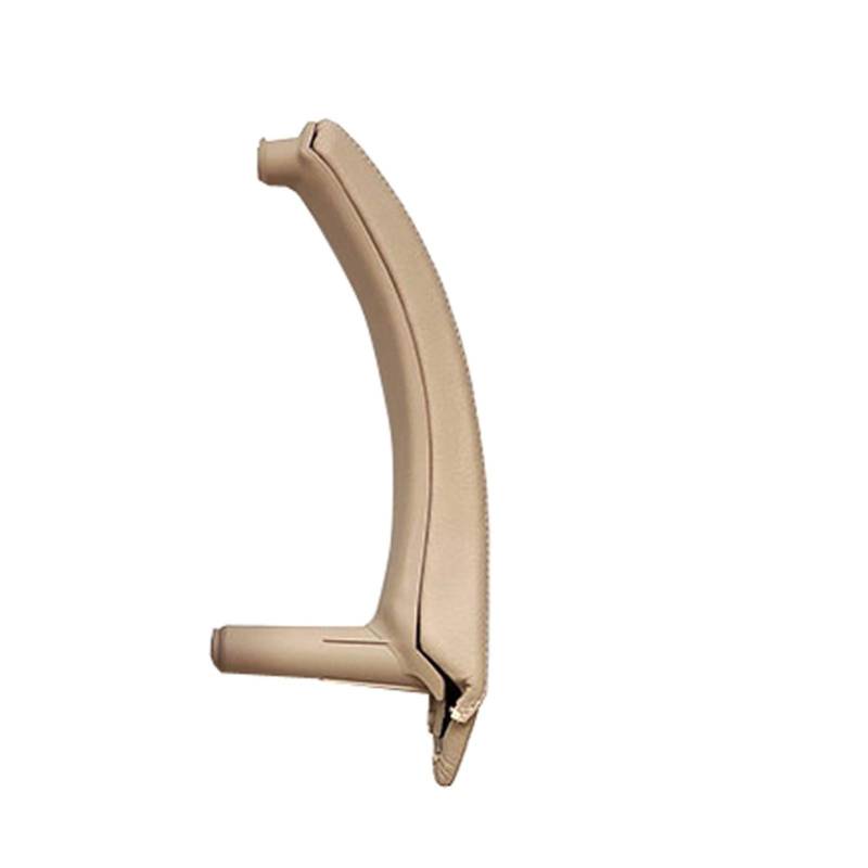 Autoinnenraumtürgriff,Auto InnentüRgriff Innenfahrer Türen ziehen Griff mit Leder Außenabdeckung for BMW X5 x6 E70 E71(Beige Left) von CKryzillix