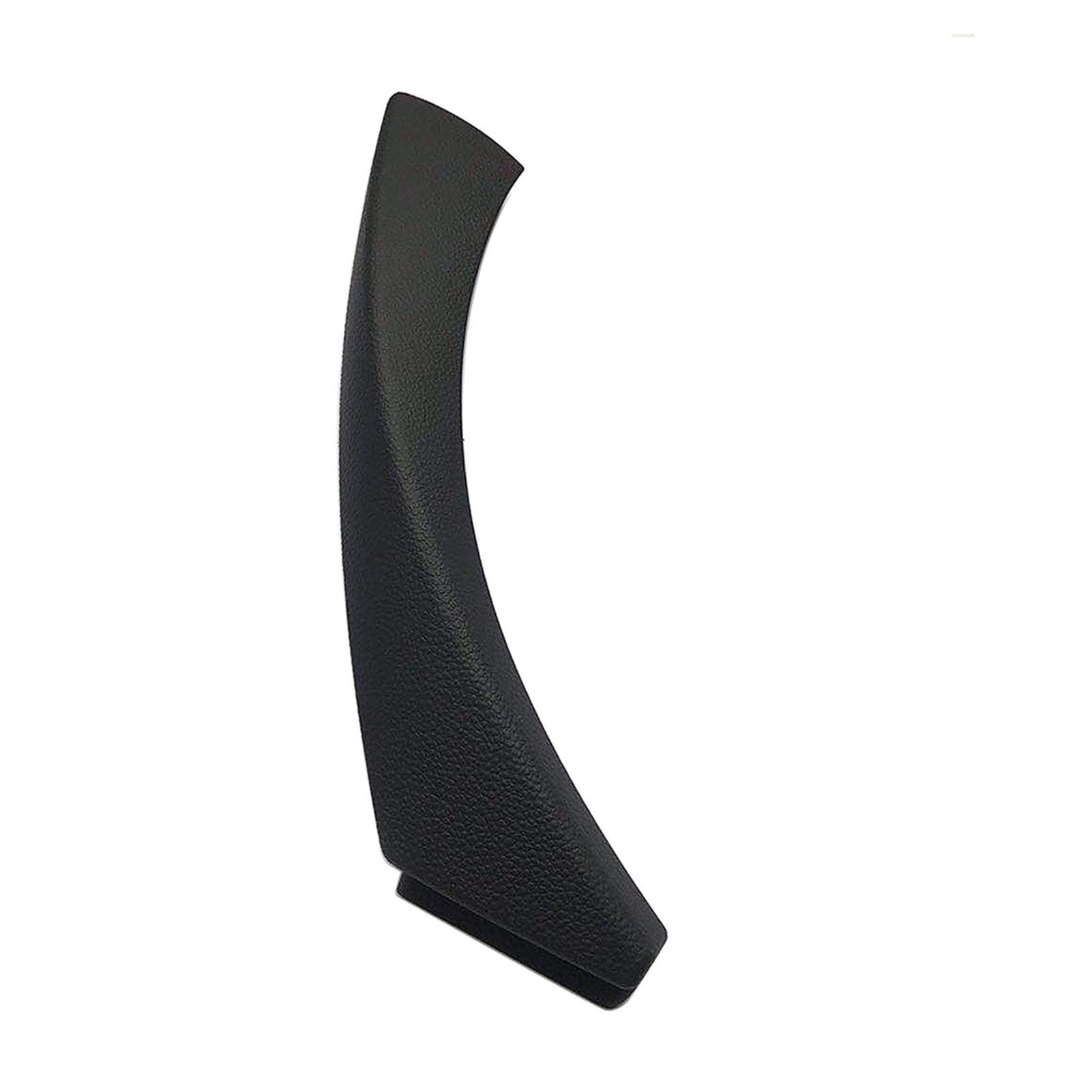 Autoinnenraumtürgriff,Auto InnentüRgriff Innentür-Zuggriff mit Abdeckungsbesatz for die BMW 3-Serie E90 E91 E92 316 318 320 325 328I 2004-2012(Black Cover Right) von CKryzillix