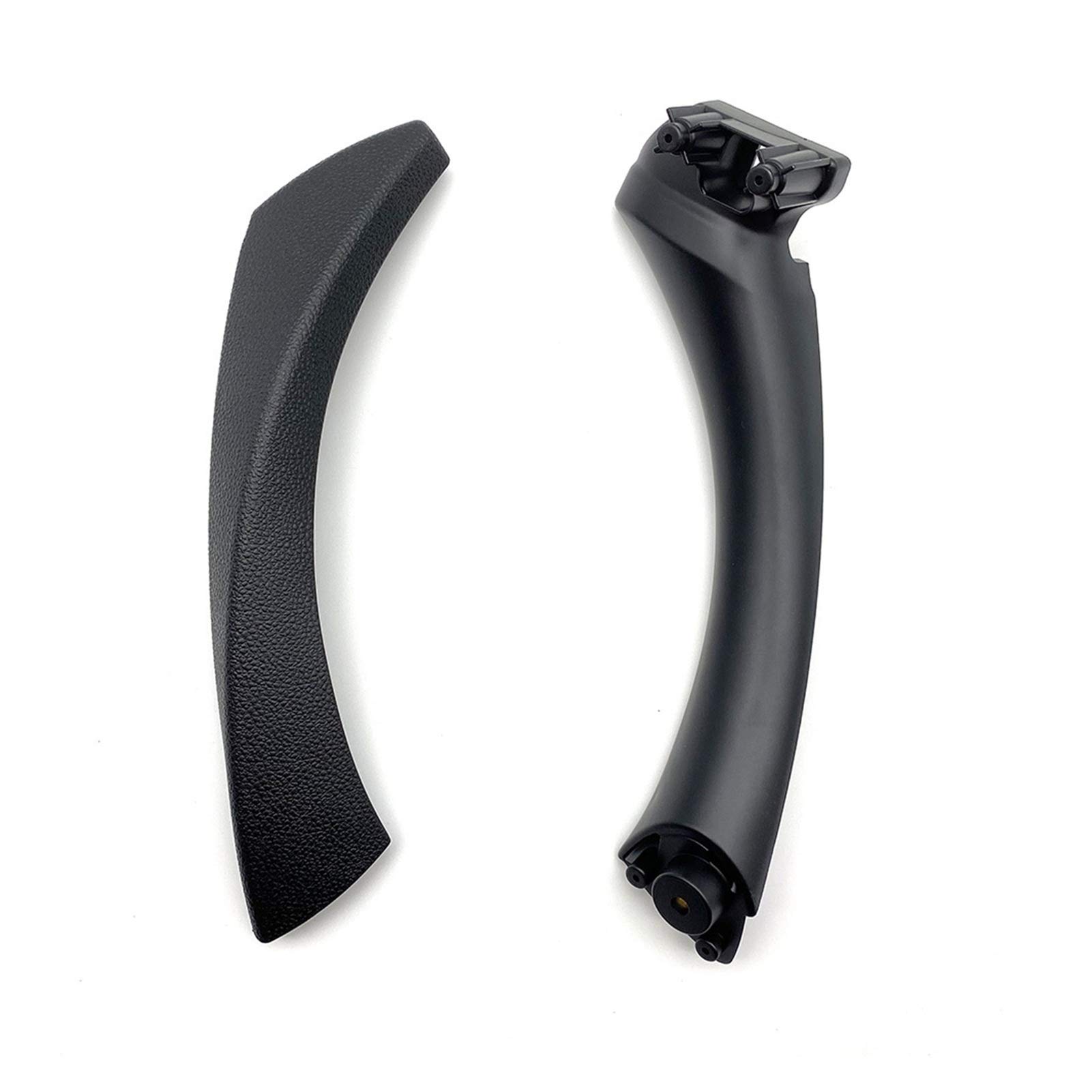 Autoinnenraumtürgriff,Auto InnentüRgriff Türgriff Panel Fit Gebrauch Passend für BMW E90 E91 Fit Verwendung Passend für BMW 3-Serie Limousinenabdeckung(Black(one The Left)) von CKryzillix