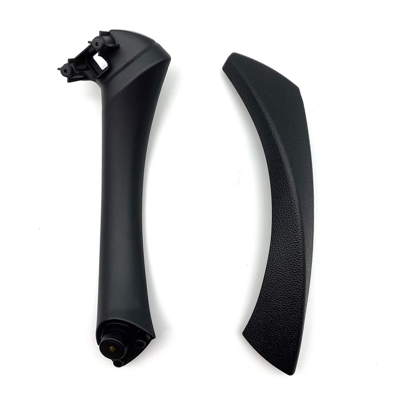 Autoinnenraumtürgriff,Auto InnentüRgriff Türgriff Panel Fit Gebrauch Passend für BMW E90 E91 Fit Verwendung Passend für BMW 3-Serie Limousinenabdeckung(Black(one The Right)) von CKryzillix