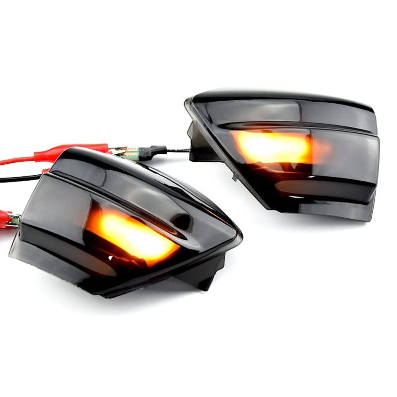 Indicator Rear View,Spiegelblinker 2 Stücke Dynamic Blinker Licht Seite Spiegel Sequentielle Blinker Indikator Lampe Passend Für Ford S-max 07-14 Kuga C394 08-12 C- Max 11-19. von CKryzillix