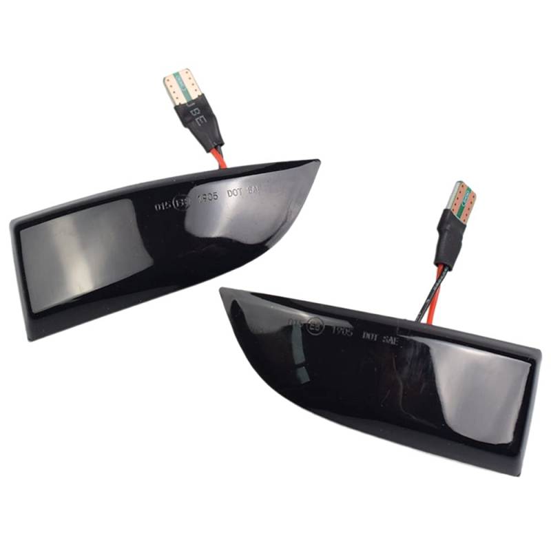 Indicator Rear View,Spiegelblinker 2 stücke Fit Verwendung für Renault Megane MK3 Laguna III X91 Szenische Fluence Latitude Dynamisches Blinker Blinker Side Spiegellicht von CKryzillix