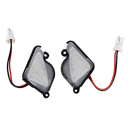 Indicator Rear View,Spiegelblinker 2X 6500K Weiß Unter Side Spiegellicht Pfütze Lampe Passend für Skoda Octavia MK3 5E 2012-2017 Superb 2 Octavia 3 von CKryzillix