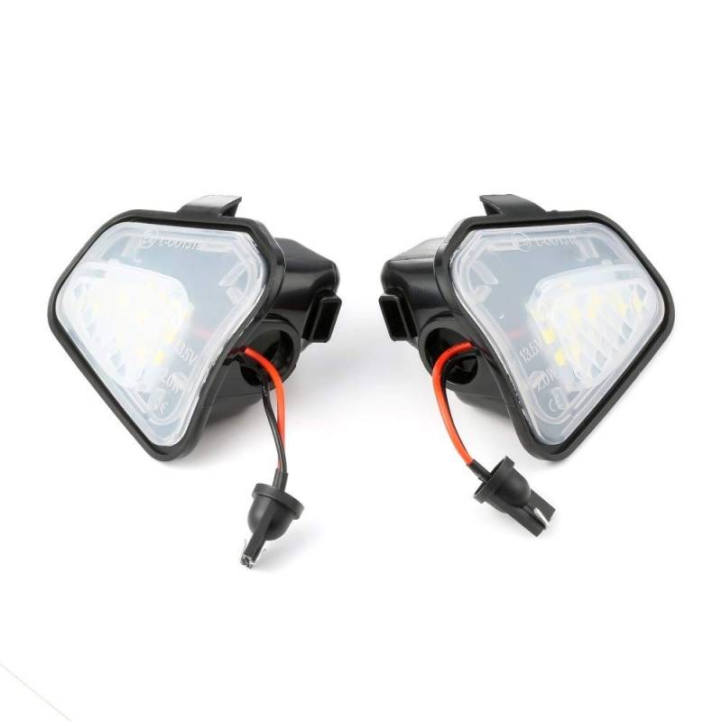 Indicator Rear View,Spiegelblinker 2X Canbus Side Spiegel Pfütze Beleuchtung Passend für VW Passat B7 EOS CC Scirocco Jetta Welcome Lampe Spiegellicht Passend für Passat CC von CKryzillix