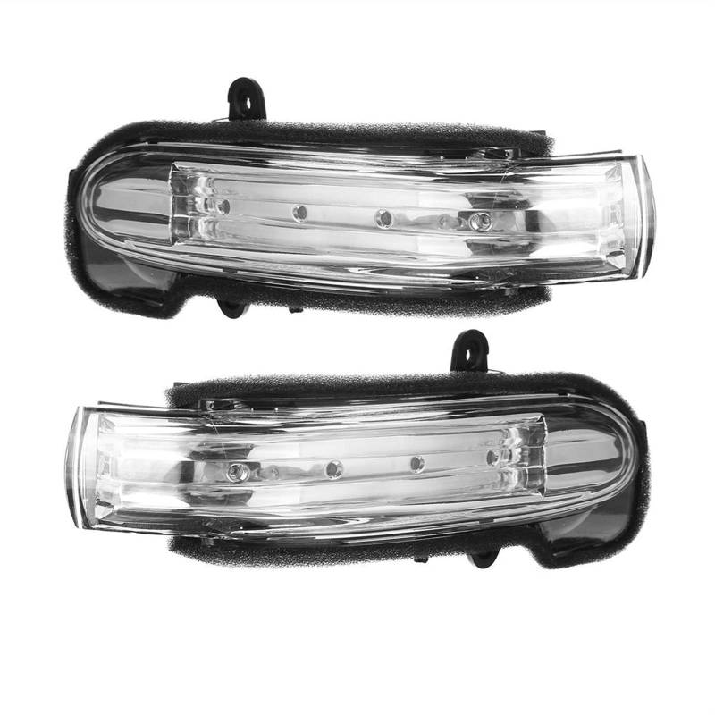 Indicator Rear View,Spiegelblinker Autotürflügel Side Marker Licht Rückspiegel Blinker Signalanzeige Side Licht Lampe Passend for Mercedes for Benz W203 4DR 2004-2007(Left Right) von CKryzillix