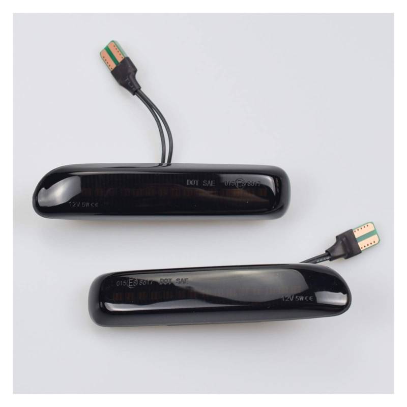 Indicator Rear View,Spiegelblinker Dynamic Side Marker Blinker Blinker Fließendes Wasser Blinker Blinklicht Passend für BMW E46 3er Limo Coupe Compact Cabriolet von CKryzillix