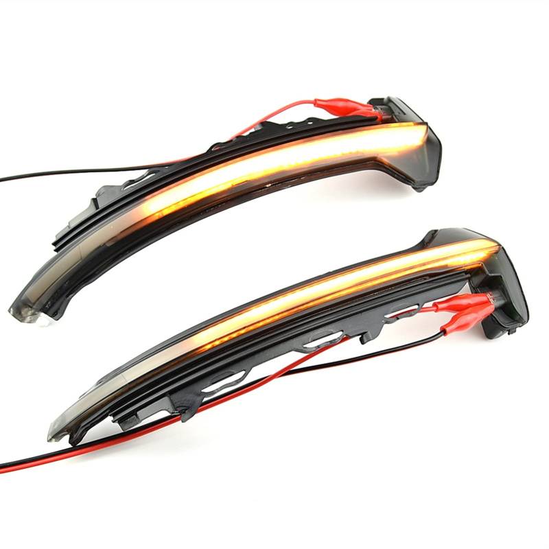 Indicator Rear View,Spiegelblinker Dynamische Blinker-Licht- Passend für Audi TT TTS MK3 8S 2015-2020 TTRS R8 Seitenspiegelanzeige Lampe Sequential Blinker von CKryzillix