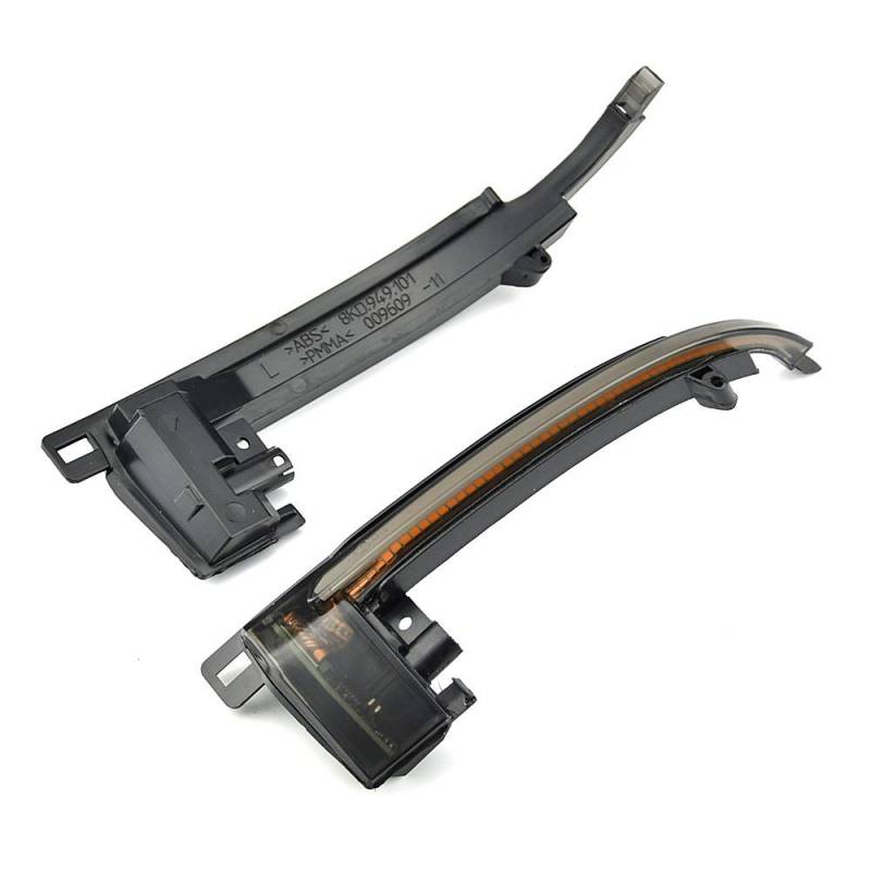 Indicator Rear View,Spiegelblinker Dynamisches Blinker-Spiegellicht Passend für A3 8P A4 A5 B8 Q3 A6 C6 4F SQ3-Blinker-Seitenanzeige SQ3 A8 D3 8K(B8) von CKryzillix