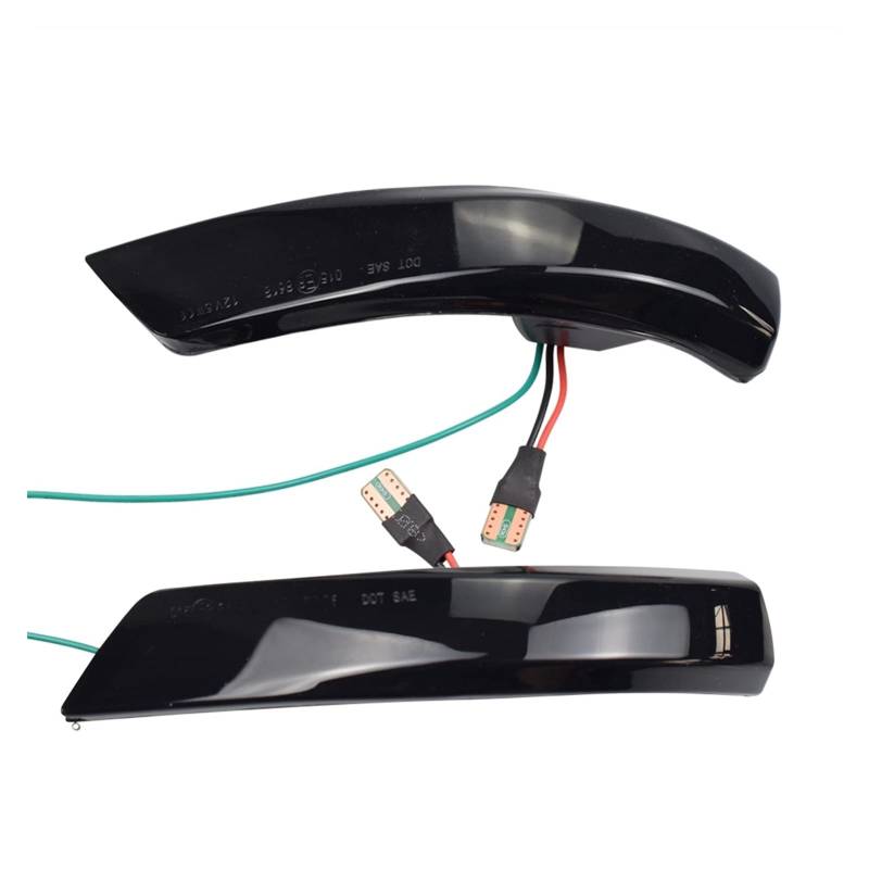 Indicator Rear View,Spiegelblinker Passend Für Ford Focus 2 Mk2 Fokus 3 Mk3 3.5 Fit Verwendung Für Mondeo MK4 Dynamic Blinker Lichtseite Spiegelanzeige Sequential Blinker Lampe(Yellow) von CKryzillix