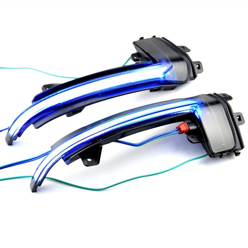 Indicator Rear View,Spiegelblinker Passend für Audi A4 A5 S5 B8.5 B8 RS5 RS4 S6 S4 Dynamische Anzeige Blinker Startup Atemberaubend 2 Stück Seite Super-Spiegelanzeige(B8.5) von CKryzillix