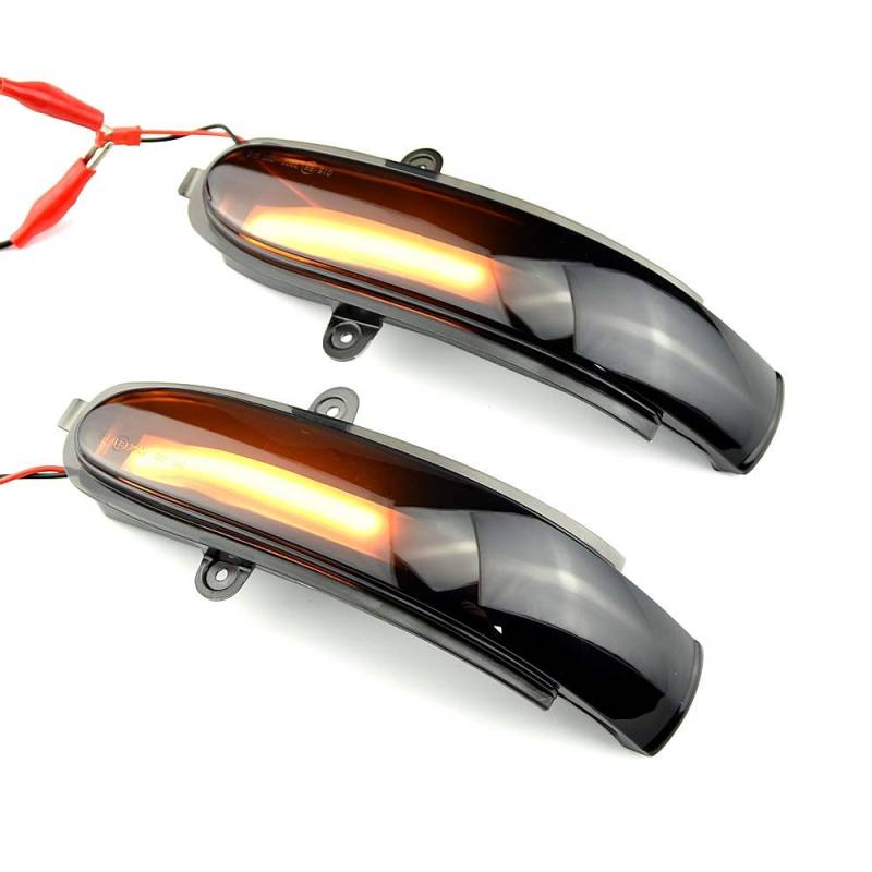 Indicator Rear View,Spiegelblinker Passend für Mercedes Benz C Klasse W203 S203 CL203 2001-2007 Dynamisches Blinker-Blinker-Lichtspiegel Blinker Sequential Lampe von CKryzillix