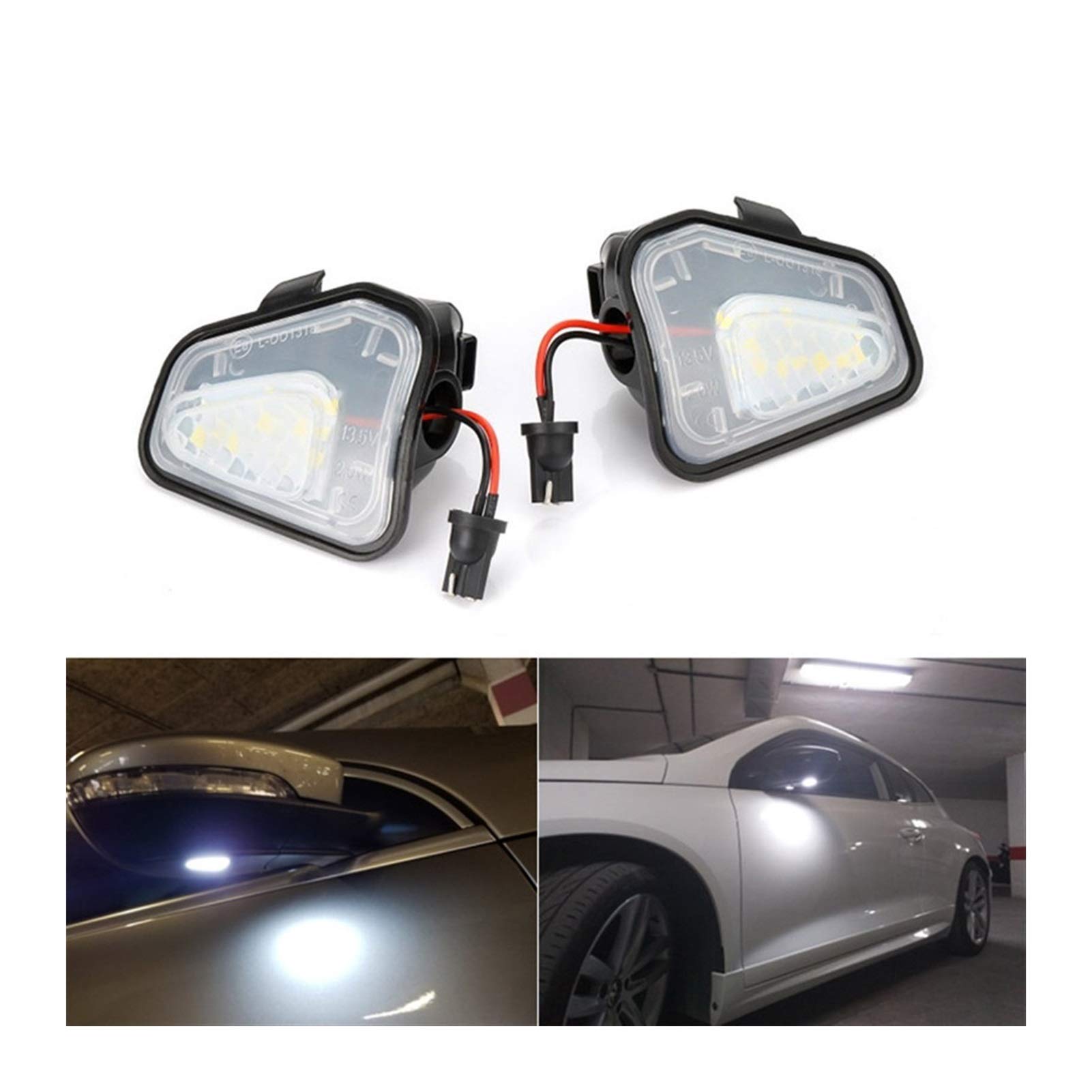Indicator Rear View,Spiegelblinker Pfütze Licht Unter Side Spiegellicht Kein Fehler Passend für VW Passat B7 EOS CC Scirocco MK3 Jetta MK6 Welcome Lampe Indicator Rear View,Spiegelblinker Pfütze Licht Unter Side Spiegellicht Kein Fehler Passend für VW Passat B7 EOS CC Scirocco MK3 Jetta MK6 Welcome Lampe von CKryzillix