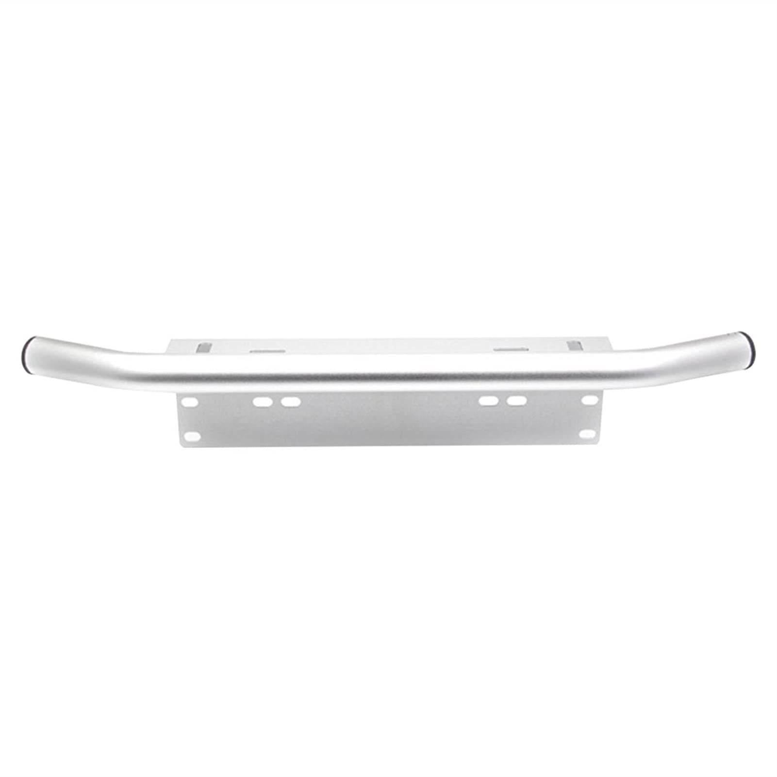 Kennzeichenhalter,Nummernschildhalterung Auto 1 stück Bull bar vorne Bumper kennzeichen Montage Halterung aluminiumlegierungshalter for Off Road car SUV LKW arbeitslampe licht bar(Silver) von CKryzillix