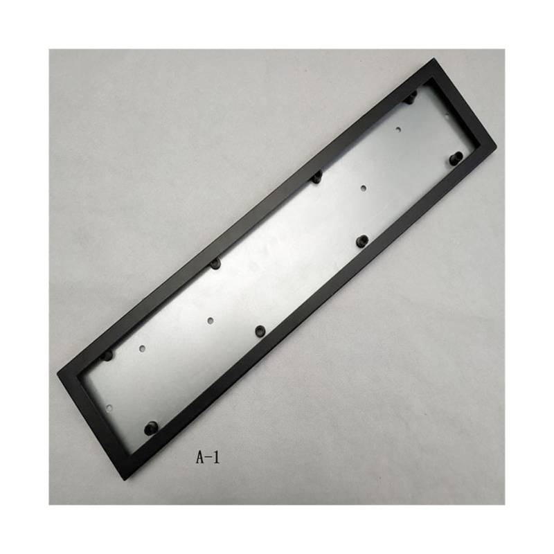 Kennzeichenhalter,Nummernschildhalterung Auto 1 stücke Auto-Kennzeichen-Rahmen Metallrahmen Auto-Kennzeichen-Bild-Nummer-Plattenhalter Fit-Fahrzeuge Standard-Auto-Styling(A 1) von CKryzillix