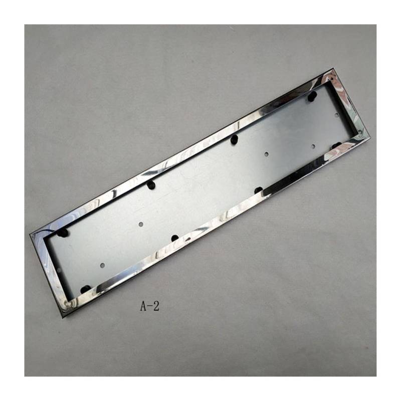 Kennzeichenhalter,Nummernschildhalterung Auto 1 stücke Auto-Kennzeichen-Rahmen Metallrahmen Auto-Kennzeichen-Bild-Nummer-Plattenhalter Fit-Fahrzeuge Standard-Auto-Styling(A 2) von CKryzillix