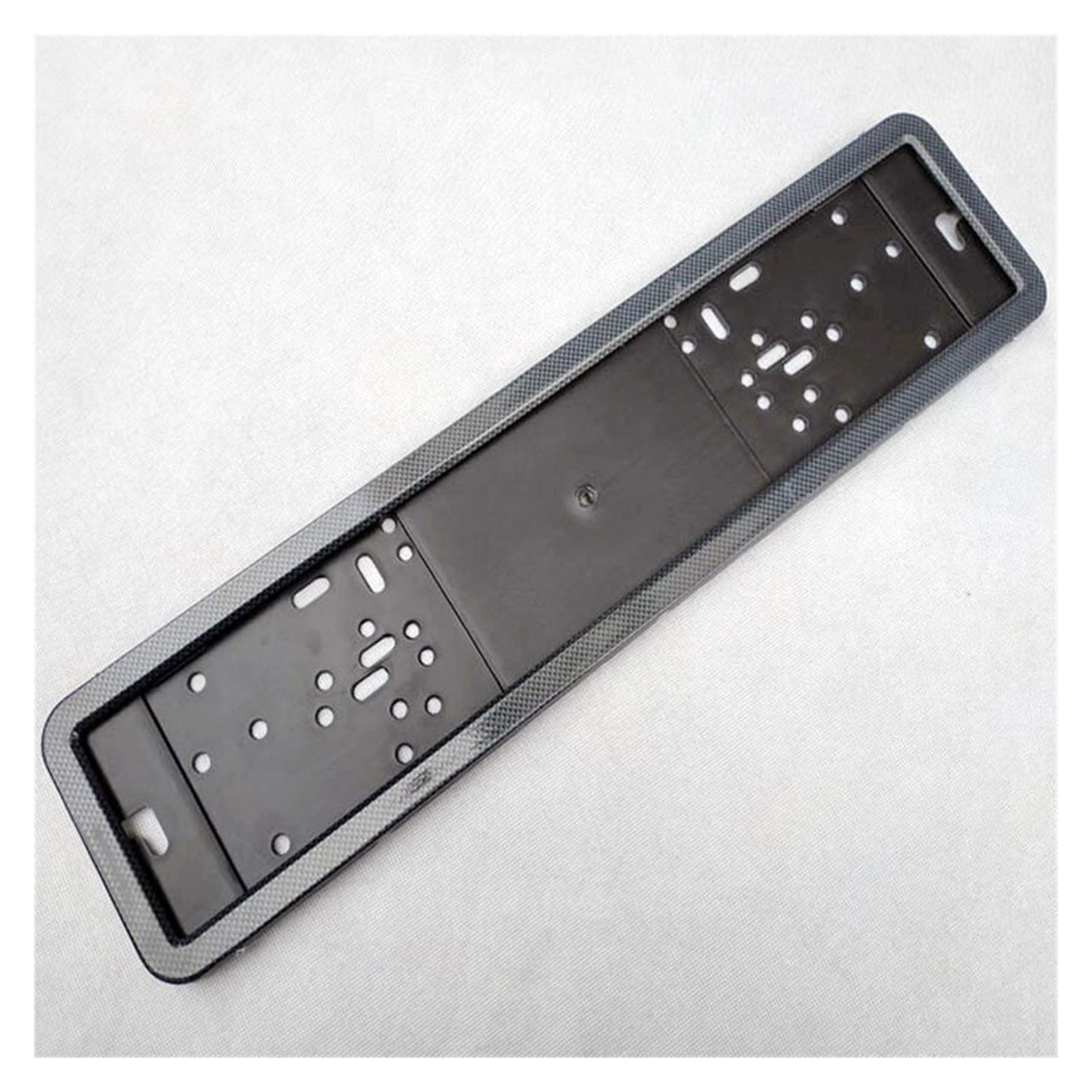 Kennzeichenhalter,Nummernschildhalterung Auto 1 stücke Auto kennzeichen Rahmen Metall- und kunststoffrahmen Auto kennzeichen Halter Nummer tellerhalter(Carbon Fiber) von CKryzillix