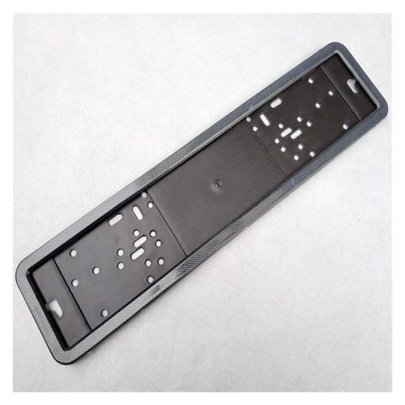 Kennzeichenhalter,Nummernschildhalterung Auto 1 stücke Auto kennzeichen Rahmen Metall- und kunststoffrahmen Auto kennzeichen Halter Nummer tellerhalter(Carbon Fiber) von CKryzillix