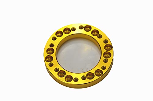 Lenkradadapter,Lenkradnabenadapter Universal-Lenkrad-Nabe 1/2 Zoll Spacer Lenkrad Hub Boss Kit Adapter Spacer schwarz/gold/silber/lila/rot(Gold) von CKryzillix