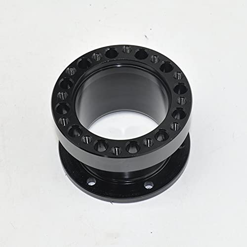 Lenkradadapter,Lenkradnabenadapter Universal-Lenkrad-Nabe Spacer 13mm 51mm 76mm 101mm 128mm Lenkrad Hub Boss Kit Adapter Spacer schwarz(51MM) von CKryzillix