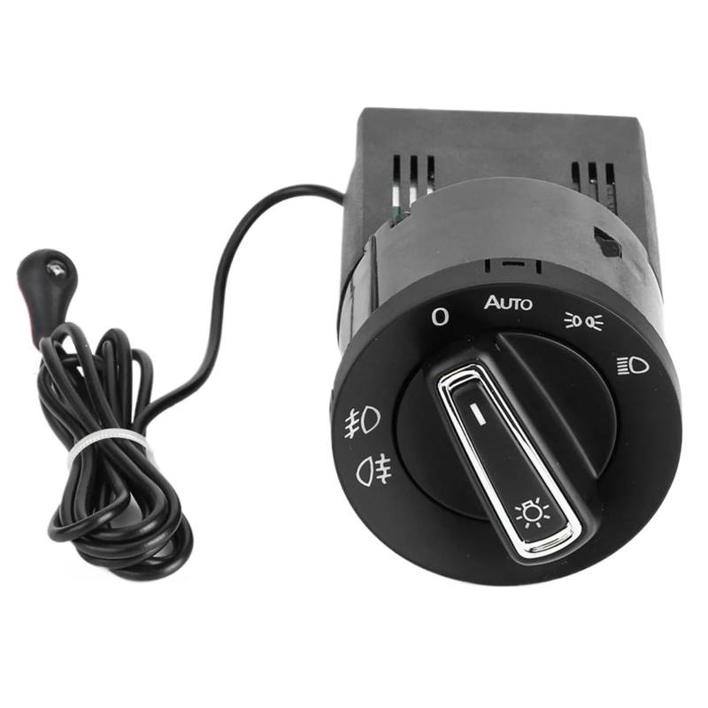 Lichtschalter Auto,Scheinwerferschalter 1C0941531 Auto Scheinwerfer Control Schalter Mit Foto Sensor Modul Ersatz Passend für Bora MK4 1999-2004 von CKryzillix