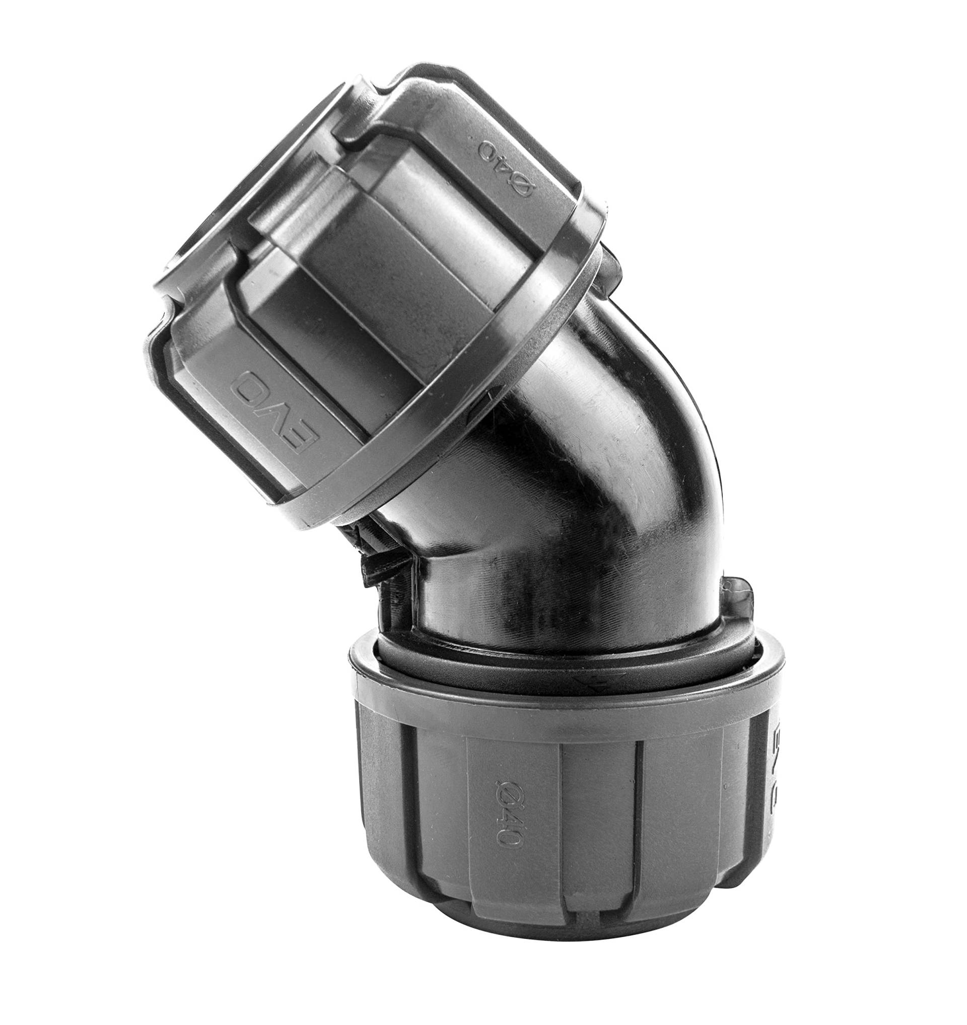 CLAS Equipements Composite Winkelstück, Durchmesser 40 mm, 45° - KR 7003 CLAS Equipements Composite Winkelstück, Durchmesser 40 mm, 45° - KR 7003 von CLAS Equipements