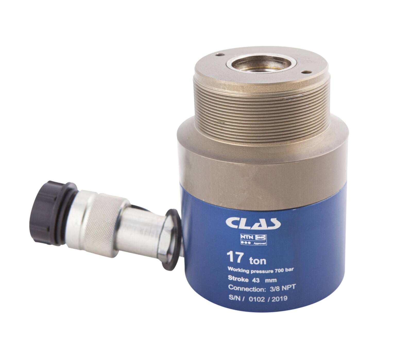 CLAS Equipements Hydraulischer Gasfeder, 17t, 43 mm von CLAS Equipements