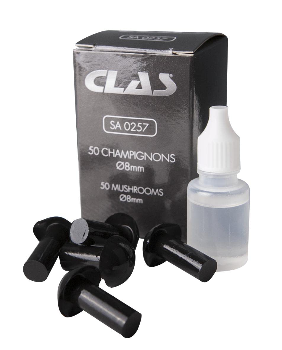 CLAS Equipements SA0257 Pilze, Durchmesser 8 mm, 50 Stück von CLAS Equipements