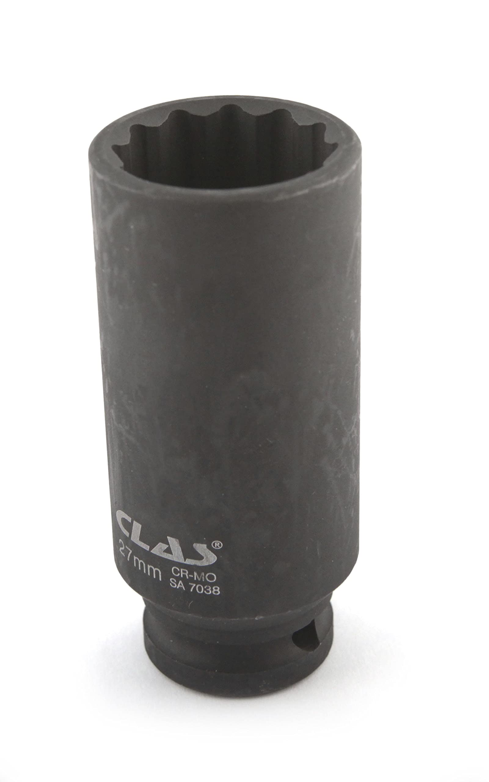 CLAS Equipements Schlagschrauben-Stecknuss VAG 12-Kant 27mm 1/2" L.85mm Cr-Mo - SA 7038 CLAS Equipements Schlagschrauben-Stecknuss VAG 12-Kant 27mm 1/2" L.85mm Cr-Mo - SA 7038 von CLAS Equipements