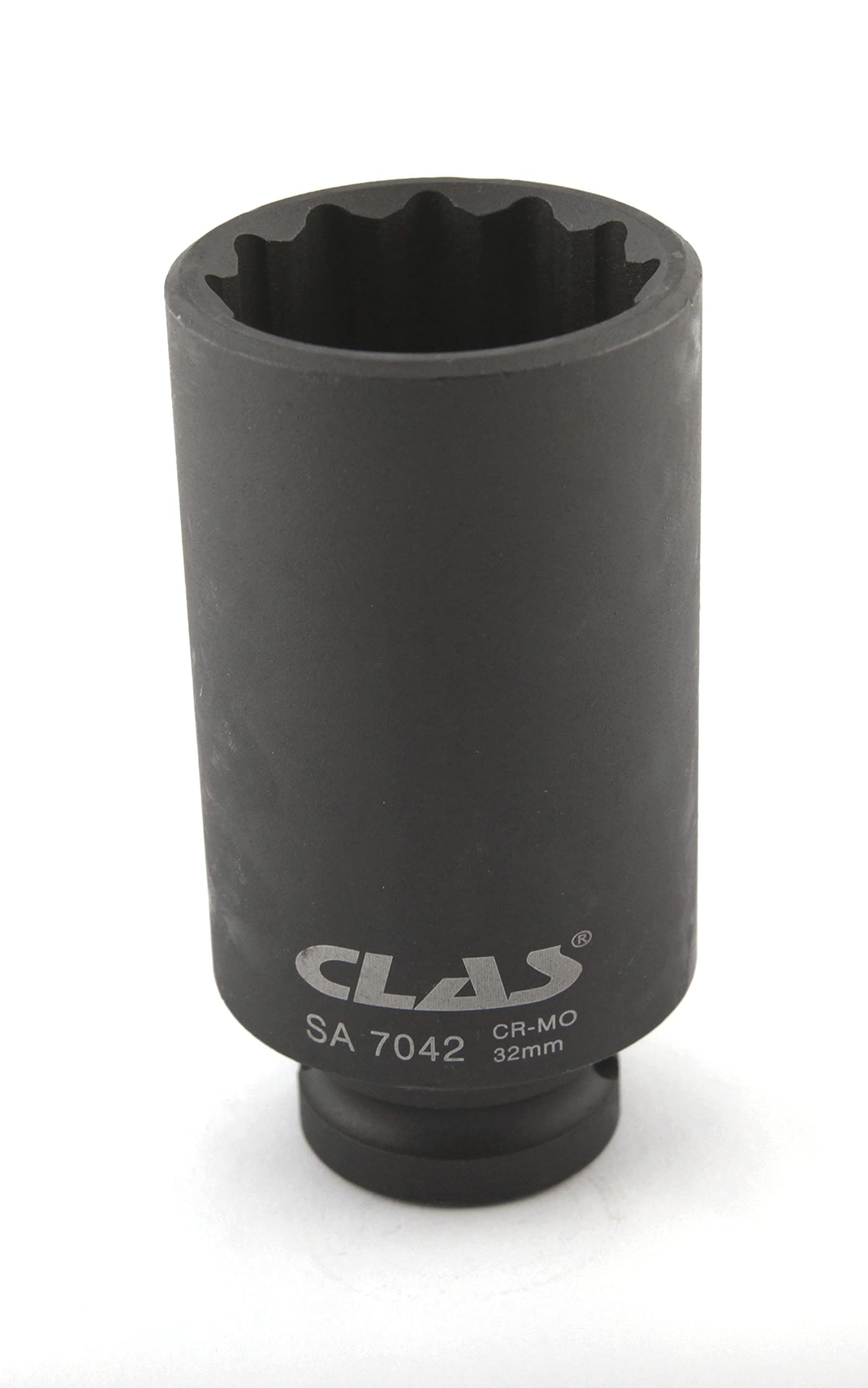 CLAS Equipements Schlagschrauben-Stecknuss VAG 12-Kant 32mm 1/2" L.85mm Cr-Mo - SA 7042 CLAS Equipements Schlagschrauben-Stecknuss VAG 12-Kant 32mm 1/2" L.85mm Cr-Mo - SA 7042 von CLAS Equipements