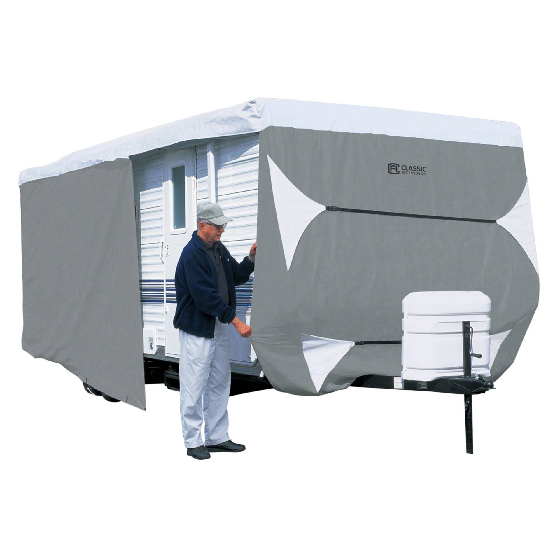 CLASSIC ACCESSORIES Over Drive PolyPRO3 Deluxe Abdeckung für Reiseanhänger/Spielzeugtransporter, passend für 50,8-56,9 cm große Wohnmobile, Wohnmobil-Abdeckung, Wohnwagen-Abdeckung CLASSIC ACCESSORIES Over Drive PolyPRO3 Deluxe Abdeckung für Reiseanhänger/Spielzeugtransporter, passend für 50,8-56,9 cm große Wohnmobile, Wohnmobil-Abdeckung, Wohnwagen-Abdeckung von CLASSIC ACCESSORIES