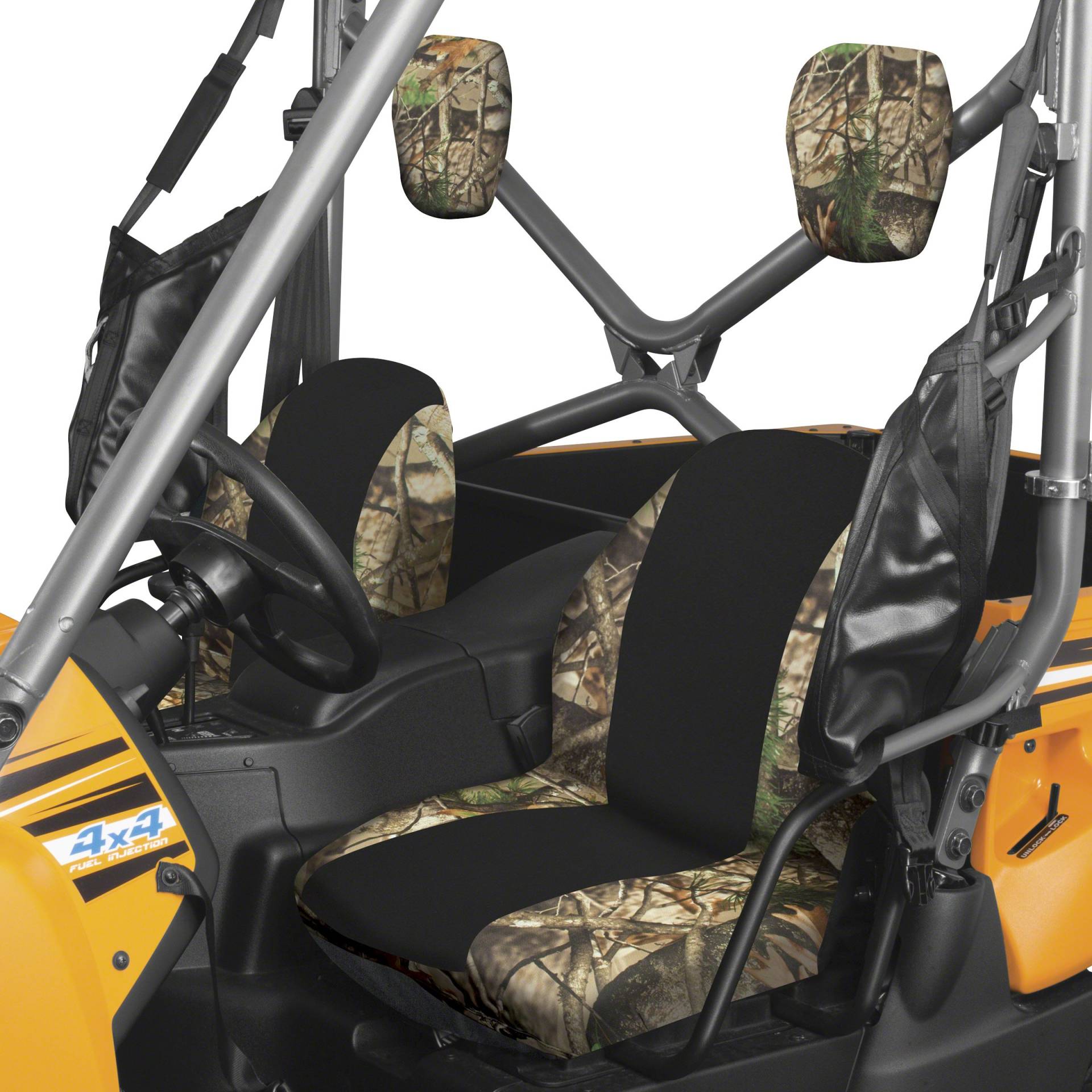 CLASSIC ACCESSORIES QuadGear UTV Schalensitzbezüge, passend für Yamaha Rhino (Modelle ab 2015), Camo von CLASSIC ACCESSORIES